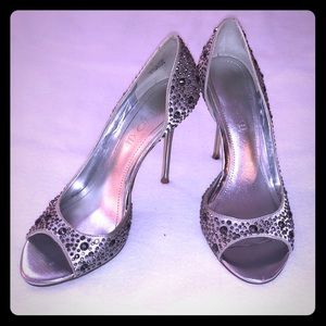 Aldo Evening Shoes Silver size 8